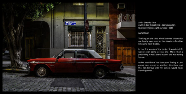 31 KORN l Cars in the Night - Buenos Aires l Rambler l Flores neighbourhood l 2019